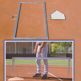 BSN Sports Foldable Batter's Box Template- 4' x 6'