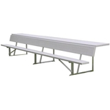 Alumagoal 7.5' Player's Bench with shelf