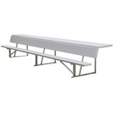 Alumagoal 15' Player's Bench with shelf