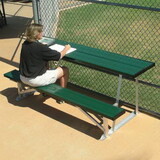 BSN Sports 7.5' Scorer's Table With Bench (colored)