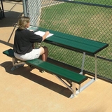 BSN Sports 7.5' Scorer's Table With Bench-Natural