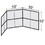 BSN Sports BSCL10H Chain Link Backstop-10' W/Hood-No Wings, Price/SET