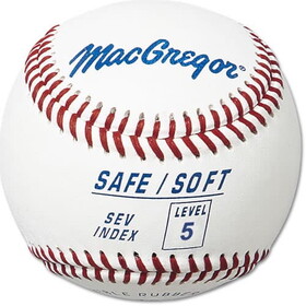 MacGregor MCB5SV05 MacGregor Safe/Soft Baseballs - Level 5 (Dozen)