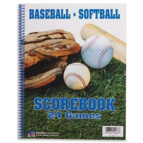 Glovers Baseball/Softball Scorebook Oversized, 11 positions