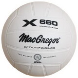 MacGregor MCV660WH Mac X660 Leather Volleyball White
