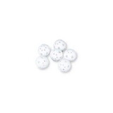 Plastic Golf Ball,White 6/Pk