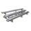 BSN Sports TR0421CR 4 Row 21' Tip N' Roll Bleacher-Red, Price/each