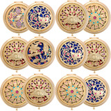 12 Sets Gleamy Boutique Compact Mirror Folding Mirrors