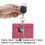 10Packs Badge Reel Carabiner Card Holder Hanging Key Chain Keychain For Nurse Quick Release