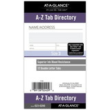 AT-A-GLANCE Telephone Address A-Z Planner Tabs, Loose-Leaf, Portable Size, 3 3/4