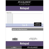 AT-A-GLANCE Undated Notepad, Topbound, Loose Leaf, Folio Size, 8 1/2
