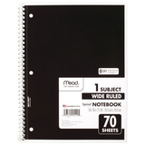 Mead Spiral Notebook 1 Subject (05510)