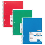 Mead Spiral Notebook 3 Subject (05746)
