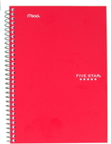 Five Star Wirebound College Ruled Notebook - 2 Subject (06180)