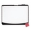 Quartet Designer Tack & Write Cubicle Whiteboard, 23 1/2" x 17 1/2", Black Frame, 06355BK, Price/each