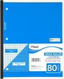 Mead Quad Ruled Wireless Neatbook (06497)
