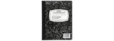 Mead Black Marble Composition Book (09910)