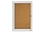 Quartet Enclosed Cork Bulletin Board for Outdoor Use, 2' x 3', 1 Door, Aluminum Frame, 2121, Price/each