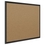 Quartet Cork Bulletin Board, 24" x 18", Black Aluminum Frame, 2301B, Price/each