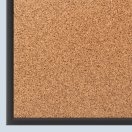 Quartet Cork Bulletin Board, 3' x 2', Black Aluminum Frame, 2303B