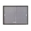Quartet Enclosed Fabric Bulletin Board, 4' x 3', Sliding Door, Graphite Frame, 2364S, Price/each