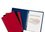 ACCO PRESSTEX Report Covers, Side Binding for Letter Size Sheets, 3" Capacity, Red, 25078A, Price/each