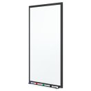 Quartet Premium DuraMax Porcelain Magnetic Whiteboard, 3' x 2', Black Aluminum Frame, 2543B