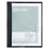 ACCO Poly Clear Front Report Cover, Letter Size, 100 Sheets, Black, 26101A, Price/each