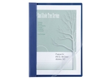 ACCO Poly Clear Front Report Covers, Letter Size, 100 Sheets, Blue, 26102A