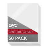 GBC Crystal Clear Thermal Laminating Pouches, Letter Size