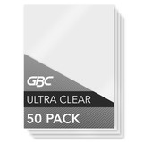 GBC Ultra Clear Thermal Laminating Pouches, Letter Size