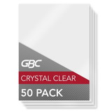 GBC Crystal Clear Thermal Laminating Pouches, Menu Size