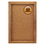 Quartet Enclosed Cork Bulletin Board for Indoor Use, 2' x 3', 1 Door, Oak Frame, 363, Price/each