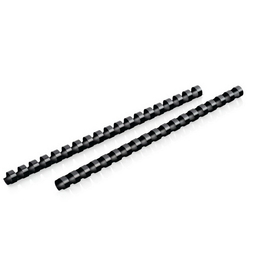 Mead Combbind Black Binding Spines, Spine Size: 1/2", Sheet Capacity (20 Lb Paper): 85, 4000134