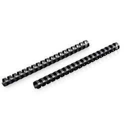 Mead Combbind Black Binding Spines, Spine Size: 5/8", Sheet Capacity (20 Lb Paper): 125, 4000135
