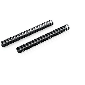 Mead Combbind Black Binding Spines, Spine Size: 1", Sheet Capacity (20 Lb Paper): 200, 4000137