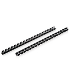 Mead Combbind Black Binding Spines, Spine Size: 9/16