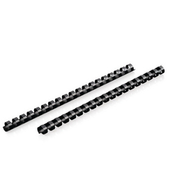 Mead Combbind Black Binding Spines, Spine Size: 9/16", Sheet Capacity (20 Lb Paper): 105, 4000138