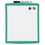 Quartet Magnetic Dry-Erase Board with Curved Frame, 9" x 11", Assorted Frame Colors, 43085, Price/each