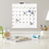 Quartet Magnetic Dry-Erase Calendar Tile, 14" x 14", 1-Month Design, Frameless, Modular, 48114-WM, Price/each