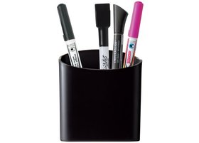 Quartet Magnetic Pencil/Pen Cup Holder, Black, 48120-BK