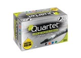 Quartet EnduraGlide Dry-Erase Markers, Chisel Tip, Assorted Colors, 12 Pack, 5001-18MA