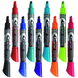 Quartet EnduraGlide Dry-Erase Markers, Chisel Tip, Assorted Colors, 12 Pack, 5001-20MA