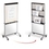 Quartet 3-In-1 Total Erase Easel, Whiteboard, Display, Room Divider, 33" x 39", 500TE, Price/each