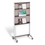 Quartet 3-In-1 Total Erase Easel, Whiteboard, Display, Room Divider, 33" x 39", 500TE, Price/each