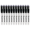 Quartet Classic Low Odor Dry-Erase Markers With Magnetic Eraser Cap, Fine Tip, Detailed Color: Black, Pack Quantity: 12, Tip Type: Fine, 51-989692QB, Price/PH