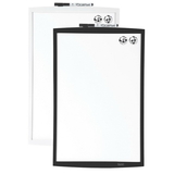Quartet 53805-C 11 X 17 In. Magnetic Dry-Erase Board With Curved Frame Assorted Frame Colors, 53805-C