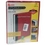 ACCO Expandable Data Binder, Pressboard, Retractable Hooks, Letter Size, Red, 55261, Price/each