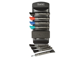 Quartet Dry-Erase Marker Board Caddy, 8 Markers, Eraser Included, 558