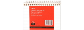 Mead Wirebound Ruled Index Cards (63138)